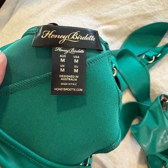 Honey Birdette Teal Lingerie - Picture 9 of 12